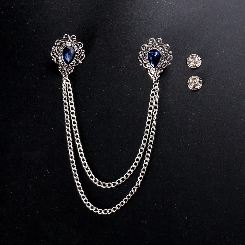Vintage Collector - Elegante vintage legering strass grote broche