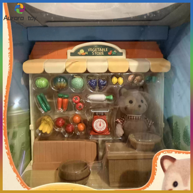 Vintage Collectible Toy Store - Sylvanian Families Uitverkocht Shop Series Raccoon