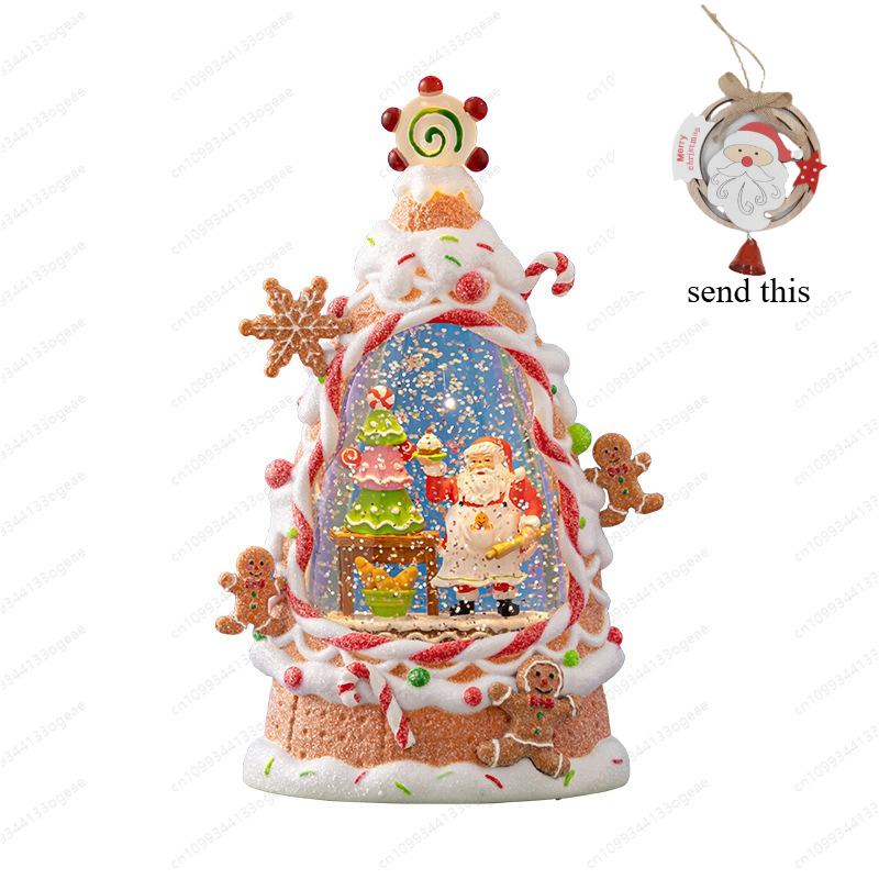 Vintage Collectible Christmas Ornaments - Vintage stijl kerstlantaarn decor, geanimeerde kerstman