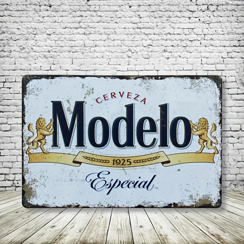 Vintage metalen bierlogo bord  - Vintage Collectible Tins recensie en prijs