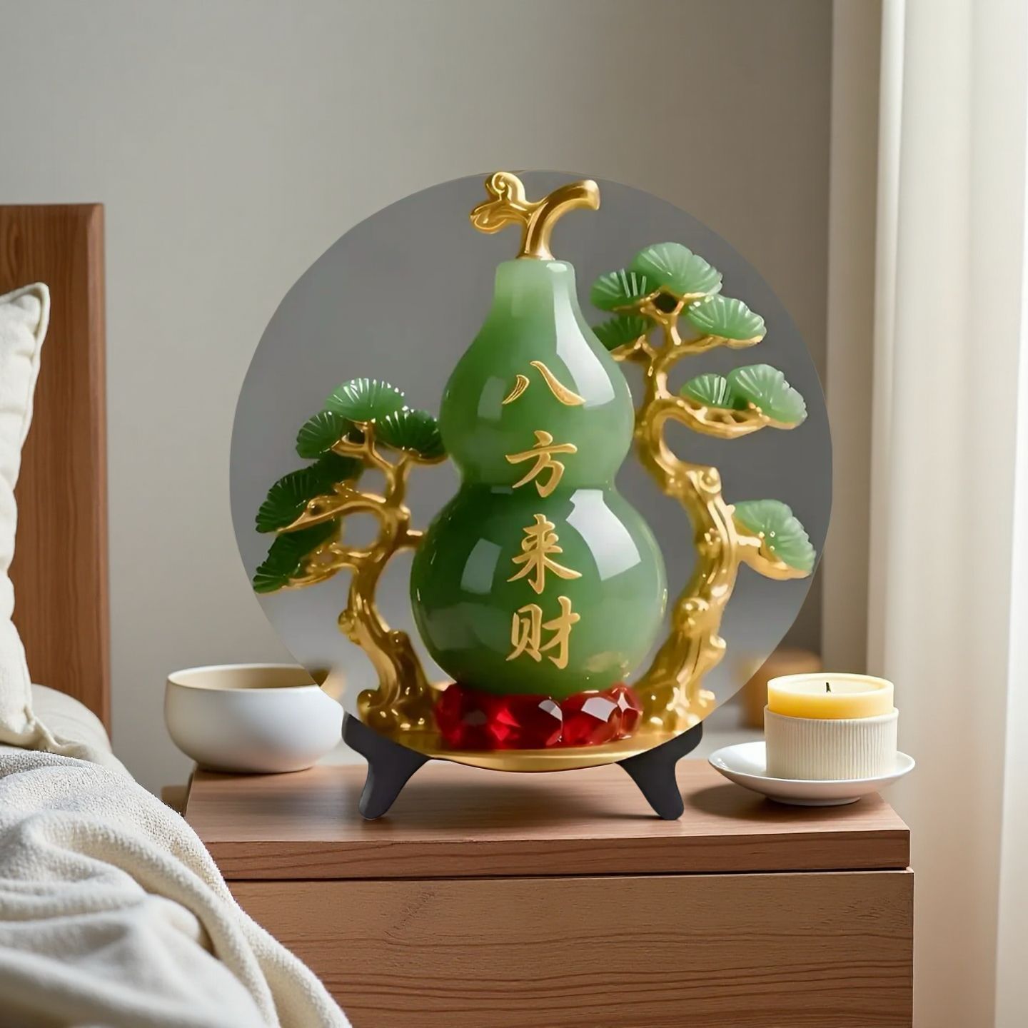 Natuurlijke Jade Kalebas Beeld - Vintage Collectible Christmas Ornaments recensie en prijs