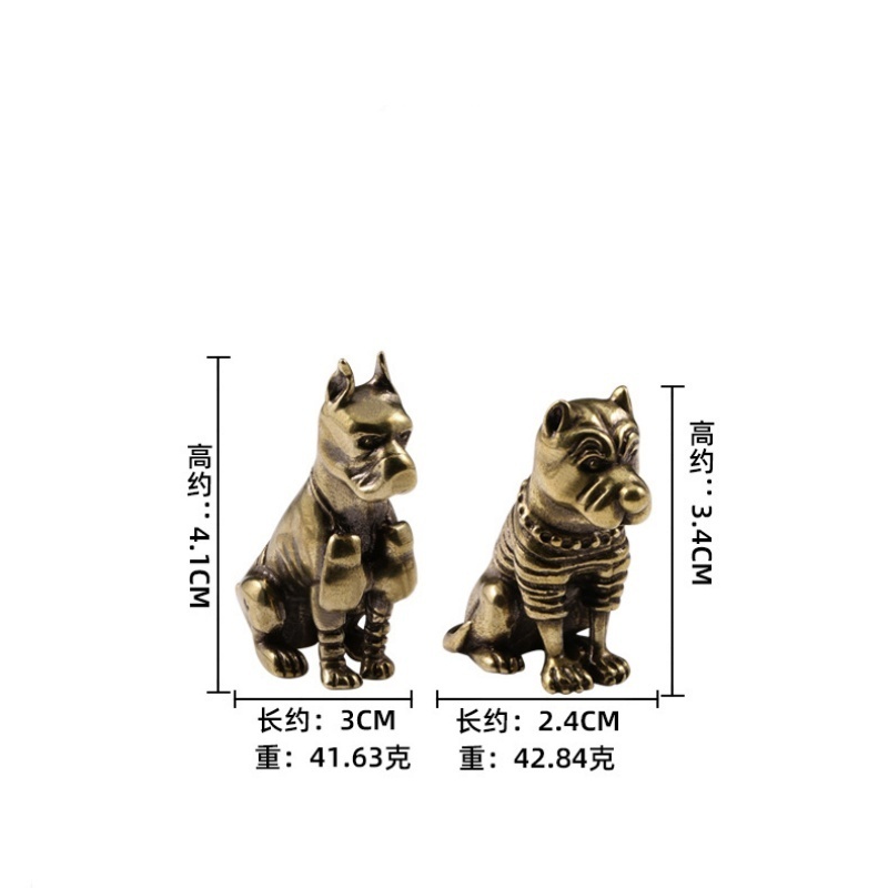 Vintage massief messing Pitbul - Vintage Collectible Christmas Ornaments recensie en prijs