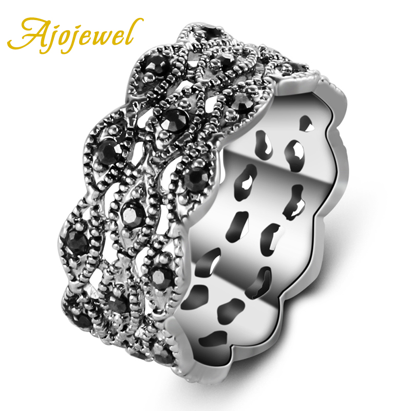 Ajojewel 3 Laags Strass Ring Z - Vintage And Collectible Items recensie en prijs