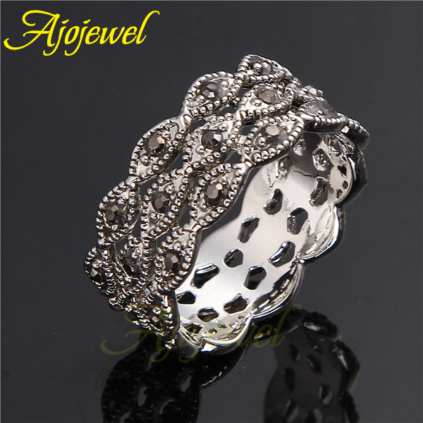 Ajojewel 3 Laags Strass Ring Z - Vintage And Collectible Items recensie en prijs