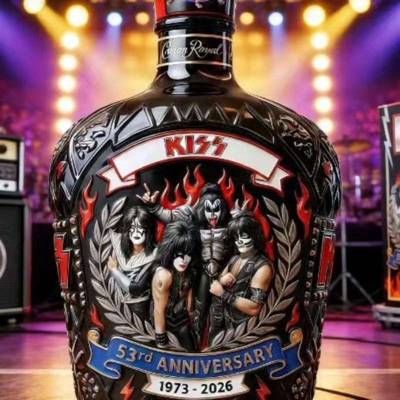 Collectible KISS band-stijl wh - Vintage Collectible Liquor Bottles recensie en prijs