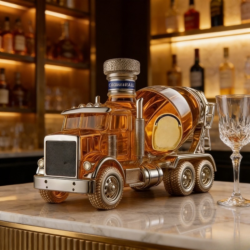 Vintage vrachtwagen design gla - Vintage Collectible Liquor Bottles recensie en prijs